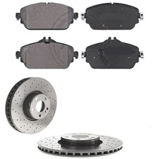 KIT PASTIGLIE E DISCHI ANTERIORI COMPATIBILE PER MERCEDES-BENZ CLASSE C (W205)