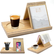 Leggio Triangolare in Legno Book Rest Solido Triangolo Libro Rest Holder Legno T