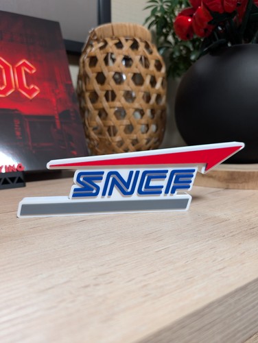Logo sncf enseigne - 3d,