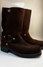 Sendra Brown Suede Biker