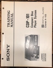 Sony CDP-101 Lettore CD 158 pg