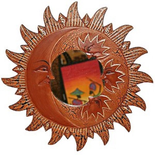 Specchio sole luna - sole, cm