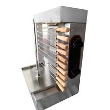Barbecue a Gas GPL, Griglie Rotanti Shawarma Macchina Kebab 2 Fuochi