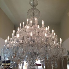 Antico Lampadario in cristallo