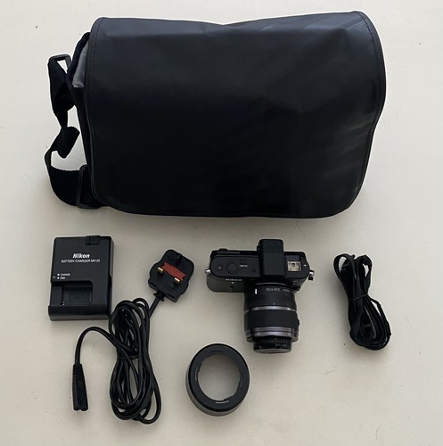 Nikon kit obiettivo nero - v1,