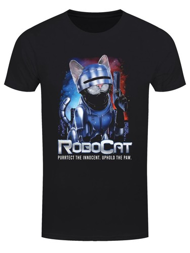 Maglietta horror gatti robocat - horror,