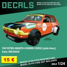 DECALS repro Fiat Ritmo Abarth