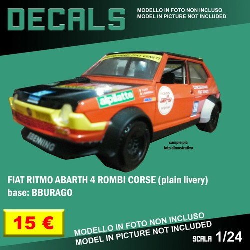 Decals repro fiat - fiat, ritmo