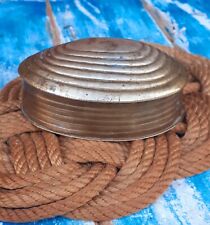 Conchiglia Portaoggetti Ottone Massiccio Vintage Portagioie Marinaro da Tavolo