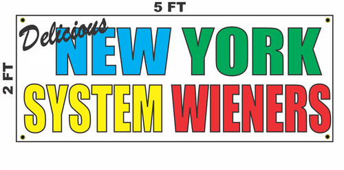 Insegna banner new york system - banner,