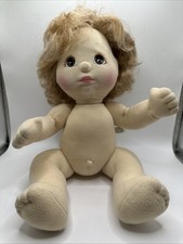 Bambola vintage 1985 Mattel My Child snodata capelli biondi occhi marroni leggeri nuda