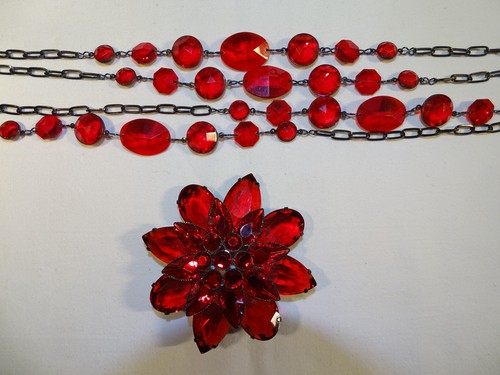 Set spilla fiore - spilla, e