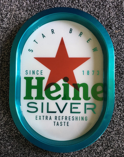 Heineken silver serving tray - 1,