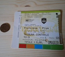 Biglietto Stadio Pistoiese