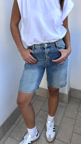 Bermuda jeans donna - di,