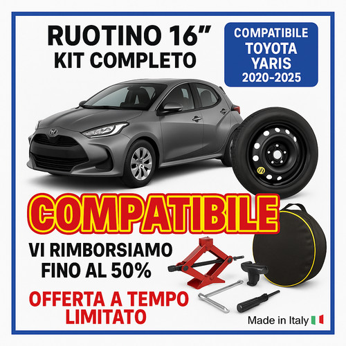 Ruotino scorta per toyota - ruotino,
