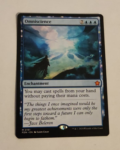 Mtg onniscience - mtg, (fdn-0161)