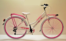 Bici trekking 28 bianco 6v