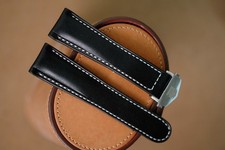 Handmade black strap for Tag