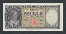 Italy Lire 1000 q FDS ORNATA