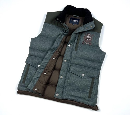 Gilet imbottito piumino grigio
