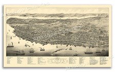Halifax canada 1879 mappa - halifax,
