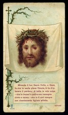 santino cromo-holy card S.LEGA n.133 VOLTO SANTO DI GESU'