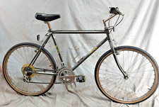 Bici MTB Firenze MT505 1984 22" X-Large Hardtail Acciaio Grigio Rigido 15SPD Spedizione US