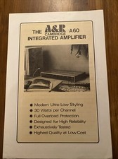 Foglietto Amplificatore A&R