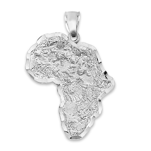 Ciondolo africa argento - africa,