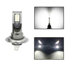 COPPIA LAMPADE LED PER AUTO H7 12V 6000K FARI LUCE BIANCA LAMPADINE LUCE