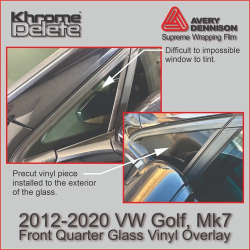 Front quarter glass blackout - glass,