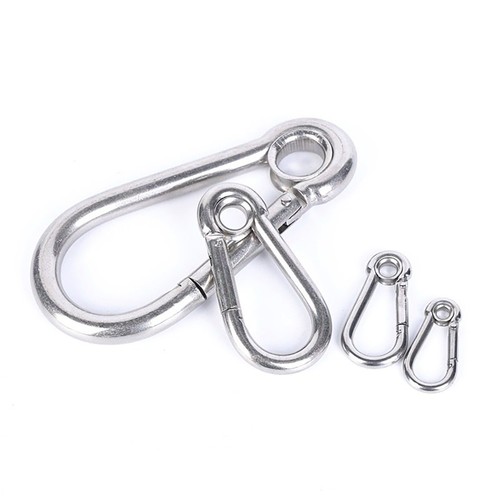Gancio molla acciaio inox - acciaio,