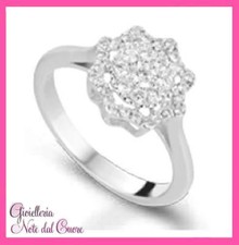 ANELLO IN ORO BIANCO 18K CON