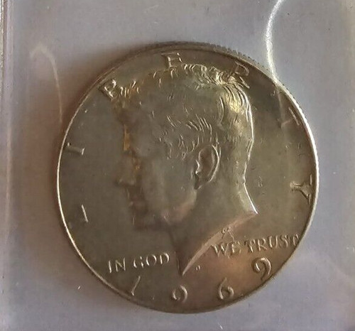 1969 usa half dollar - usa, 1/2