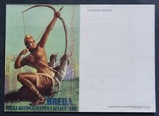 CARTOLINA ORIGINALE "BREDA" FUCILI AUTOMATICI PER CACCIA E TIRO - GINO BOCCASILE