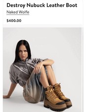 Stivali in pelle nabuk Naked