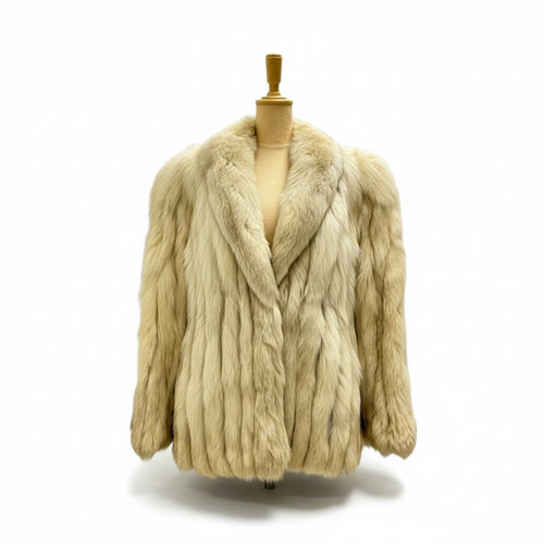 Giacca cappotto vera - , pelliccia