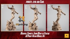 Marvel Comics: Iron Man 1/6 Statue – 3D Print Resin Model Kit