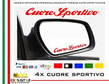 KIT 4 ADESIVI ALFA ROMEO CUORE
