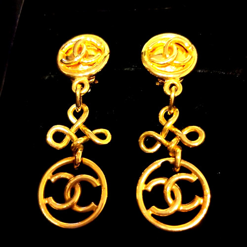 Orecchini chanel logo - chanel, cc