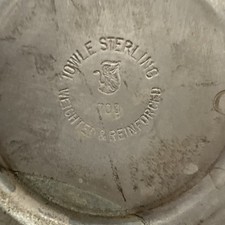 Portacandele in sterling per