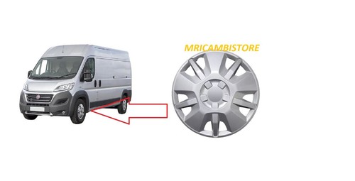 Kit pezzi copricerchio fiat - copricerchio,