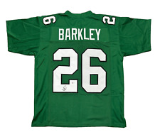 Maglia verde firmata Saquon Barkley firmata solo adesivo certificato Beckett
