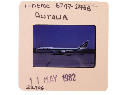 Alitalia boeing 747 - alitalia,