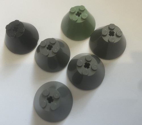Lego 4x4x2 cono tondo - lego, colore