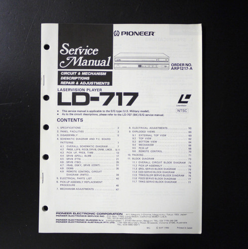 Lettore laservision originale - lettore,