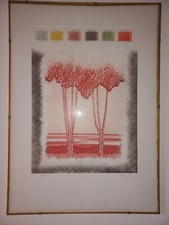 Quadro 'Alberi' Mario Rossello Ad Edizione Numerata