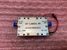 RF-Lambda RLNA01M06GETS Low Noise  RF Amplifier  0,5-6GHz  35dB Gain  +25dBm Out