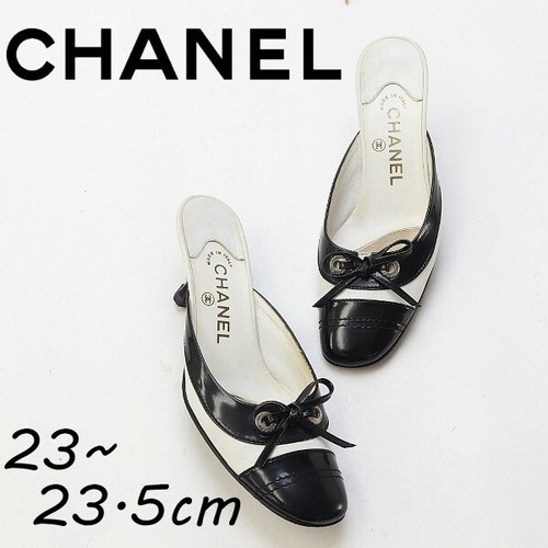 Chanel ribbon heel mule - chanel,